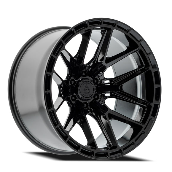 22x10 Arena Wheel Battle Glossy Black Wheel 6x135 ET-18 CB87.12