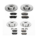 PowerStop Z23 Daily Driver Carbon-Fiber Ceramic Brake Pad and Drilled & Slotted