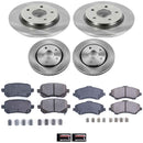 PowerStop OE Stock Replacement Low-Dust Ceramic Brake Pad and Rotor Kit