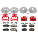PowerStop Z23 Daily Driver Carbon-Fiber Ceramic Pads Drilled & Slotted Rotor & C