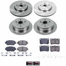 PowerStop OE Stock Replacement Low-Dust Ceramic Brake Pad and Rotor Kit