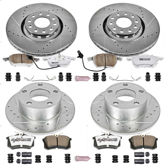 PowerStop Z26 Street Performance Ceramic Brake Pad and Drilled & Slotted Rotor K