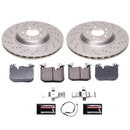 PowerStop Genuine Geomet Coated Rotor and Carbon-Fiber Ceramic Brake Pad Kit