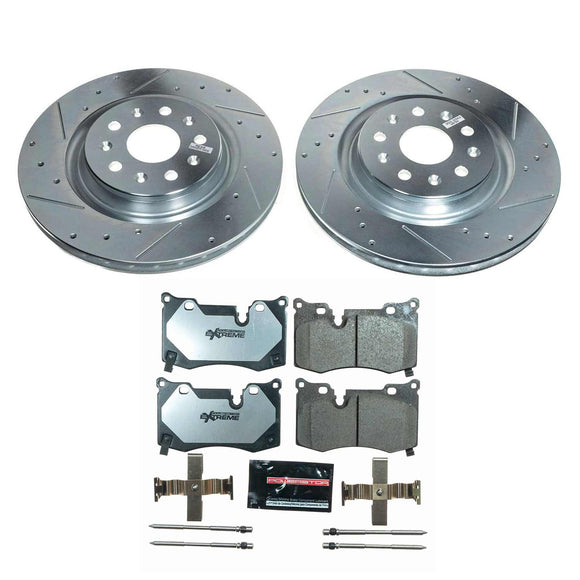 PowerStop Z26 Street Performance Ceramic Brake Pad and Drilled & Slotted Rotor K