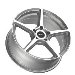 17X7.5 Motiv 433MS Blade Gloss Silver Machined Face 5x114.3 ET40 wheel/rim