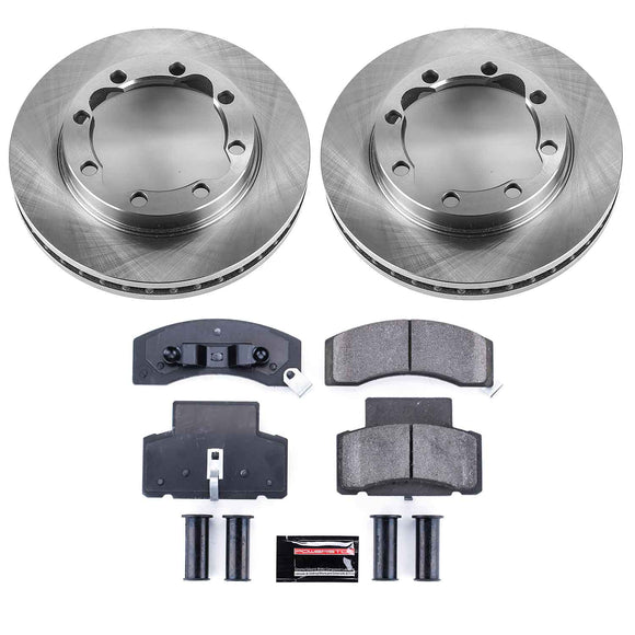 PowerStop OE Stock Replacement Low-Dust Ceramic Brake Pad and Rotor Kit
