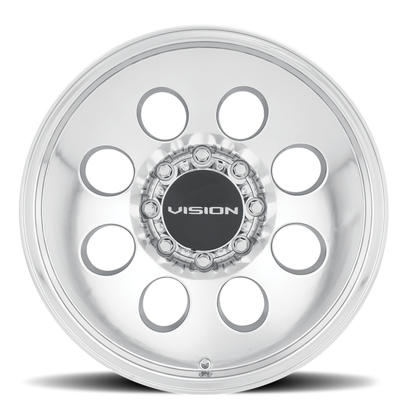 17X9 Vision Midway Polished 8x170 ET-12 Wheel Rim