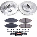 PowerStop Z23 Daily Driver Carbon-Fiber Ceramic Brake Pad and Drilled & Slotted