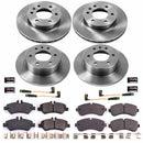 PowerStop OE Stock Replacement Low-Dust Ceramic Brake Pad and Rotor Kit