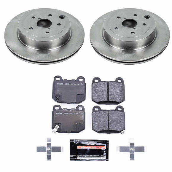 PowerStop Track Day Spec High-Performance Brake Pad and Rotor Kit