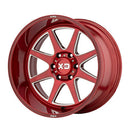 20X10 XD Series XD844 Pike BR-RED MILL 8X165.1 ET-18 wheel/rim