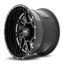 20x12 Hardrock Bones XPosed Gloss Black Milled 5x150 ET-44 wheel/rim-3