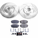 PowerStop Z23 Daily Driver Carbon-Fiber Ceramic Brake Pad and Drilled & Slotted