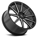 20x10.5 Curva C49 Gloss Black Milled 5x112 ET40 wheel/rim-3
