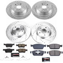 PowerStop Z23 Daily Driver Carbon-Fiber Ceramic Brake Pad and Drilled & Slotted