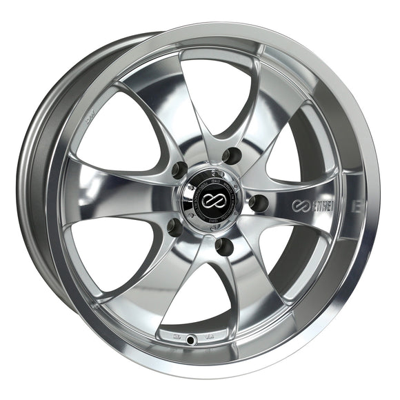 17X8 Enkei M6 Silver Machined Wheel/Rim 6x139.7 6-139.7 482-780-8335MF