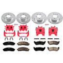 PowerStop Z23 Daily Driver Carbon-Fiber Ceramic Pads Drilled & Slotted Rotor & C