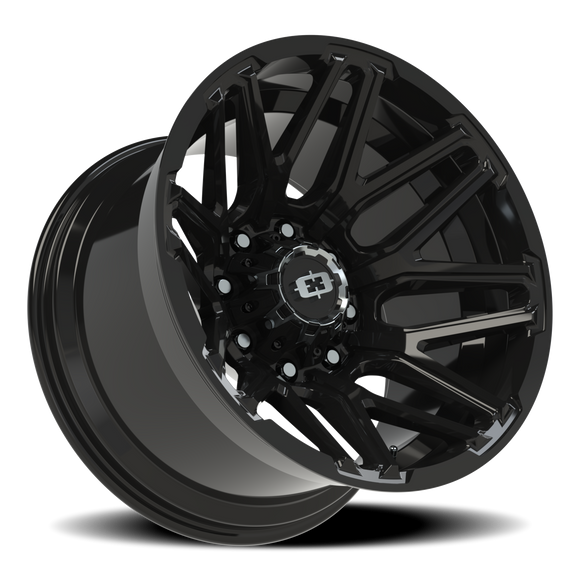 20X12 Vision 305 Rekluse Gloss Black Wheel 8x170 ET-51 CB125.2
