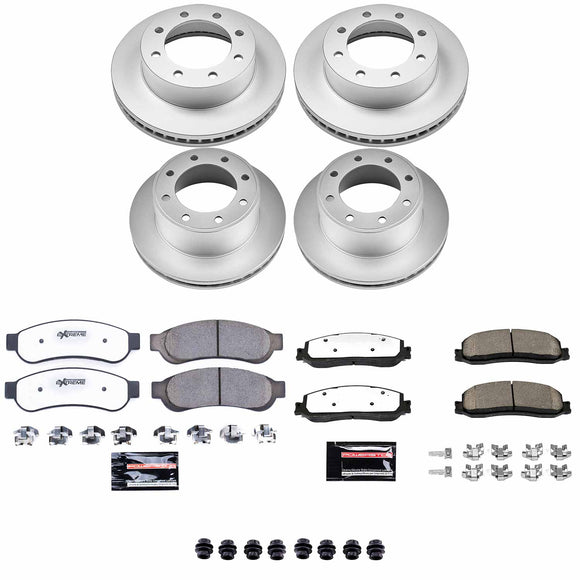 Z36 Truck & Tow Premium Carbon-Fiber Ceramic Brake Pad and Fully Coated Rotor Ki