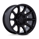22x10 Fuel Off-Road FC880 Super C Matte Black 5x127 ET10 CB87.1 Wheel Rim