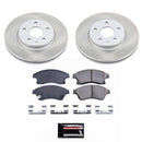 PowerStop Semi-Coated Rotor and Low-Dust Ceramic Brake Pad Kit