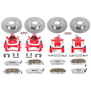 PowerStop Z26 Street Performance Ceramic Brake Pad, Drilled Slotted Rotor, and C