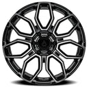22x10 Arena Cobra Gloss Black 6x135 ET-18 CB87.12 Wheel Rim