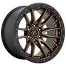 17x9 Fuel Off-Road D681 Rebel Matte Bronze Black Bead Ring 6x135 ET1 Wheel