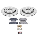 PowerStop OE Stock Replacement Low-Dust Ceramic Brake Pad and Rotor Kit
