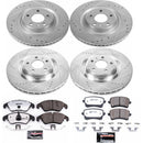 PowerStop Z26 Street Performance Ceramic Brake Pad and Drilled & Slotted Rotor K