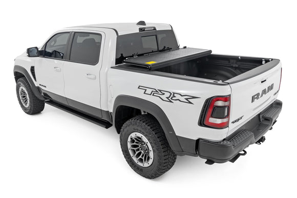 Rough Country Hard Low Profile Bed Cover 6'4" Bed No Rambox For Ram 1500 19-25