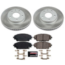 PowerStop Semi-Coated Rotor and Low-Dust Ceramic Brake Pad Kit