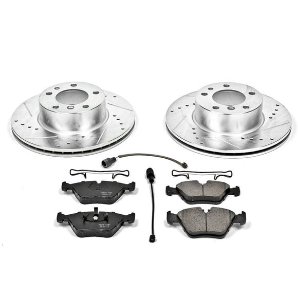 PowerStop Z23 Daily Driver Carbon-Fiber Ceramic Brake Pad and Drilled & Slotted