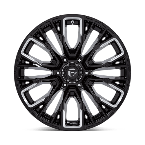 20x10 Fuel Off-Road D849 Rebar Black 6x139.7 ET-18 CB106.1 Wheel Rim