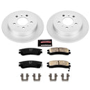 PowerStop Genuine Geomet Coated Rotor and Low-Dust Ceramic Brake Pad Kit
