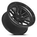 17x9 Lock Off-Road Krawler Matte Black Ring 5x127 5x5 ET-12 Wheel Rim-1