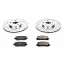 PowerStop Z23 Daily Driver Carbon-Fiber Ceramic Brake Pad and Drilled & Slotted