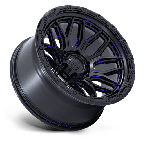 18x9 Fuel Off-Road FC881 Surge Matte Black Gloss Black Lip 8x165.1 ET1 Wheel