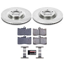 PowerStop OE Stock Replacement Low-Dust Ceramic Brake Pad and Rotor Kit