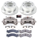 PowerStop OE Stock Replacement Low-Dust Ceramic Brake Pad, Rotor and Caliper Kit