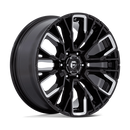 20x9 Fuel Off-Road D849 Rebar Black 6x139.7 ET20 CB106.1 Wheel Rim