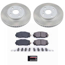PowerStop Semi-Coated Rotor and Low-Dust Ceramic Brake Pad Kit