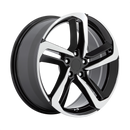 20X8.5 Performance Replicas PR216 Black 5X114.3 5X4.5 ET45 Wheel Rim