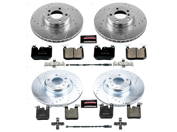PowerStop Z23 Daily Driver Carbon-Fiber Ceramic Brake Pad and Drilled & Slotted