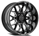 22x12 Arena Wheel Violator Gloss Black And Milled Wheel 6x139.7 ET-44 CB106.1