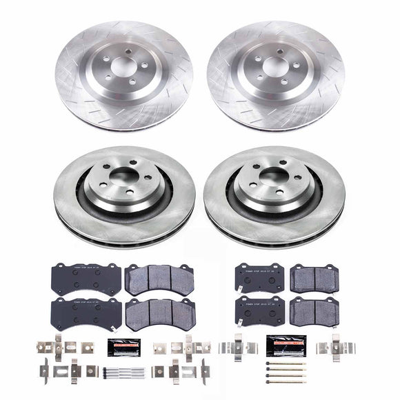 PowerStop Track Day High-Performance Brake Pad and Rotor Kit