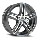 15X6.5 Vision 640 Nitrous Gunmetal Machined Wheel 5x114.3 5x4.5 ET38