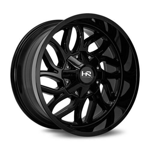 22x10 Hardrock Destroyer Gloss Black 8x165.1 ET-25 wheel/rim