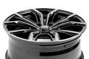 18x8 RTX Black Widow Black Machined Grey 5x108 ET40 wheel/rim-2
