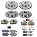 PowerStop OE Stock Replacement Low-Dust Ceramic Brake Pad, Rotor and Caliper Kit